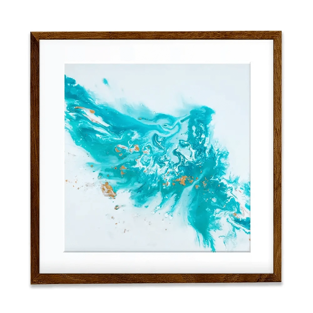 The Surf Square Framed Art Print The Surf Square Framed Art Print wall art product Laure Bury