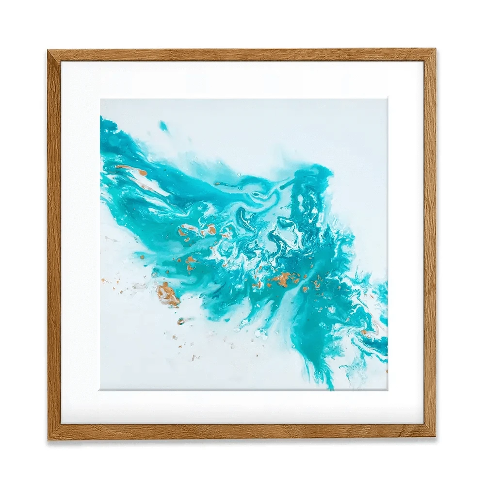The Surf Square Framed Art Print The Surf Square Framed Art Print wall art product Laure Bury