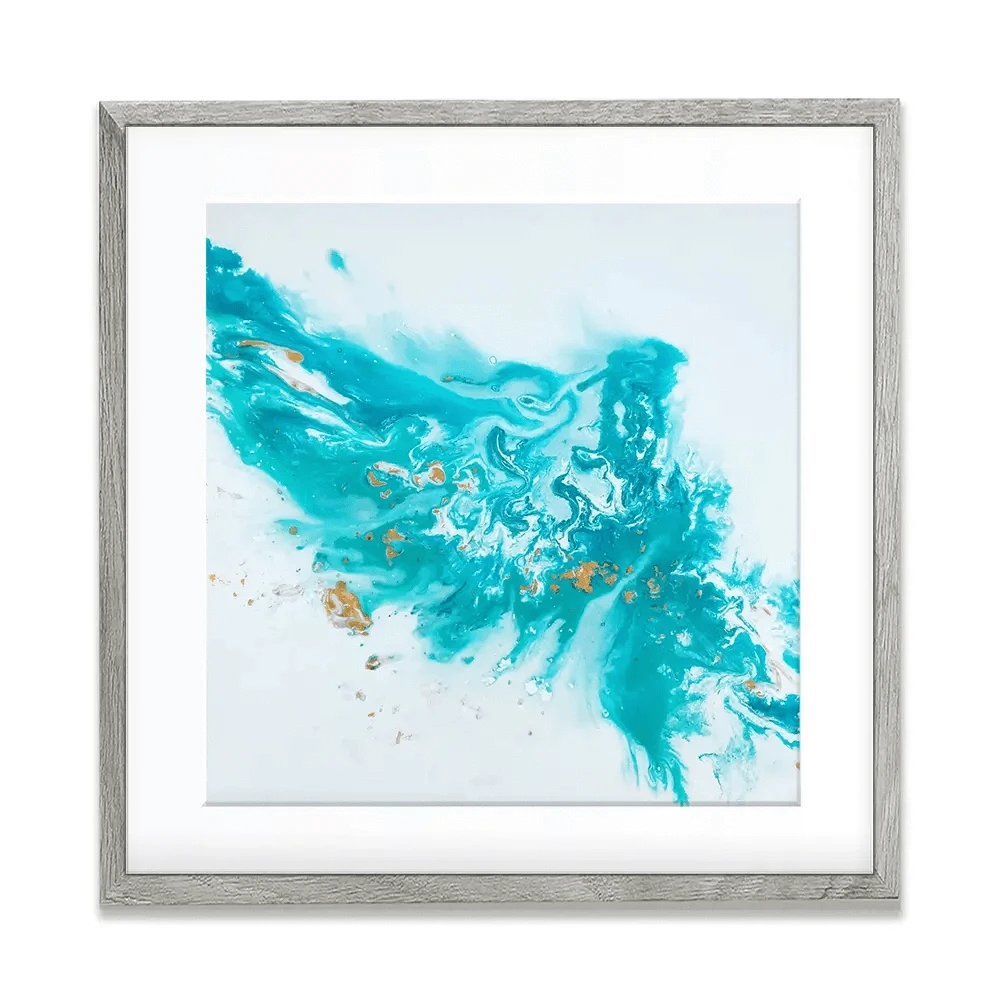 The Surf Square Framed Art Print The Surf Square Framed Art Print wall art product Laure Bury