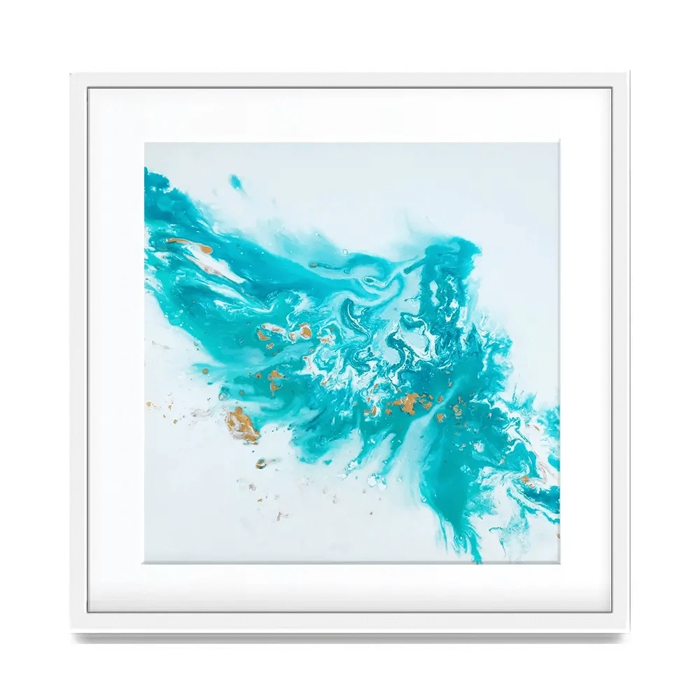 The Surf Square Framed Art Print The Surf Square Framed Art Print wall art product Laure Bury