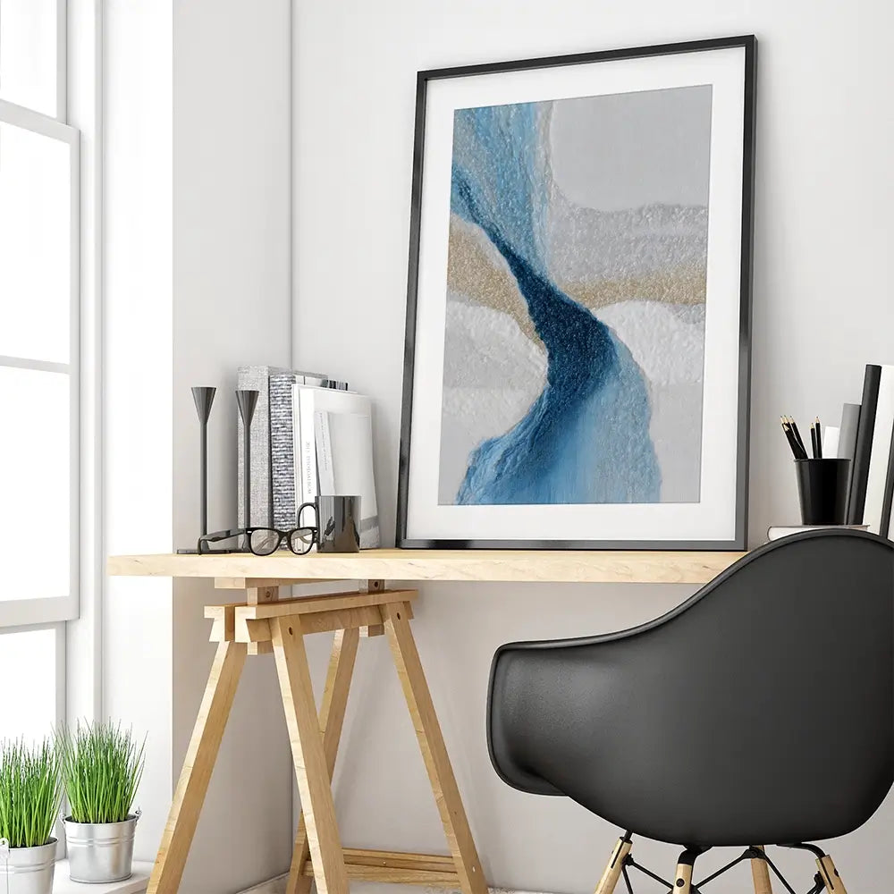 The Swell Framed Art Print The Swell Framed Art Print wall art product LSR Design Studio - Independent