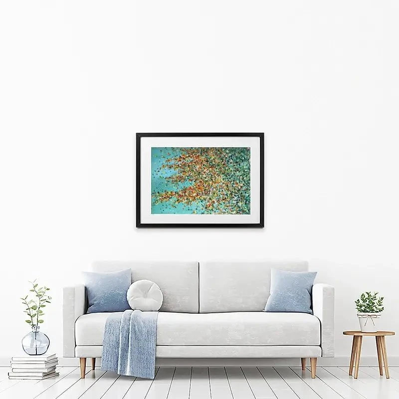 The Top Of Autumn Framed Art Print The Top Of Autumn Framed Art Print wall art product Charlotte Anna Reed