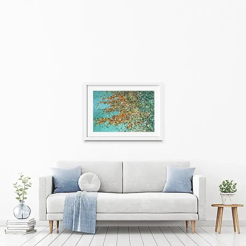 The Top Of Autumn Framed Art Print The Top Of Autumn Framed Art Print wall art product Charlotte Anna Reed