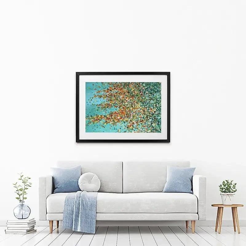 The Top Of Autumn Framed Art Print The Top Of Autumn Framed Art Print wall art product Charlotte Anna Reed