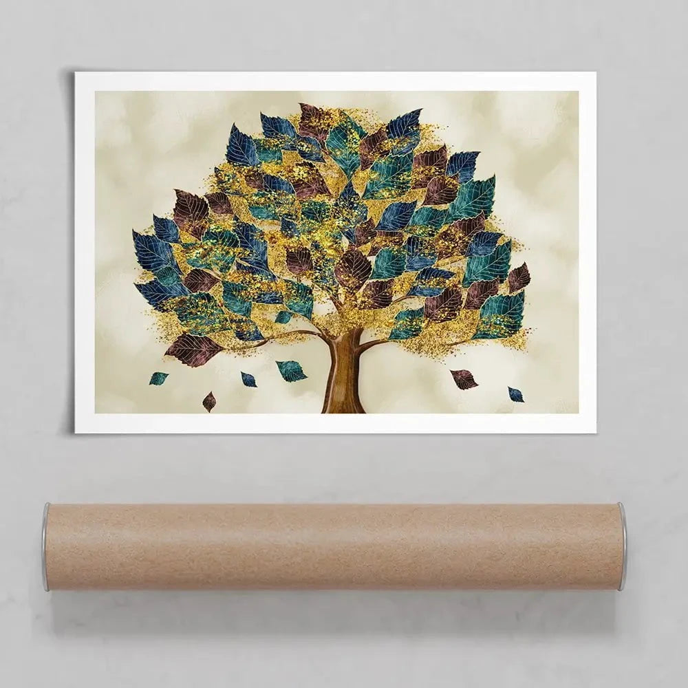 The Tree Art Print The Tree Art Print wall art product 3d artwork wallpaper / Shutterstock