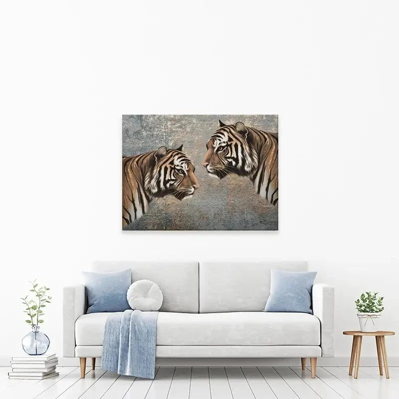 The Two Tigers Canvas Print The Two Tigers Canvas Print wall art product Svetlana Aleynikova