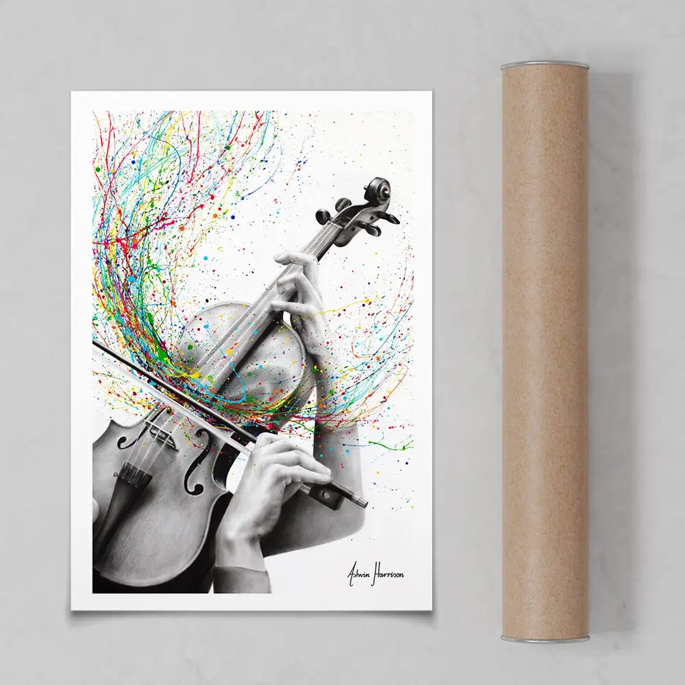 The Violin Solo Art Print The Violin Solo Art Print wall art product Ashvin Harrison