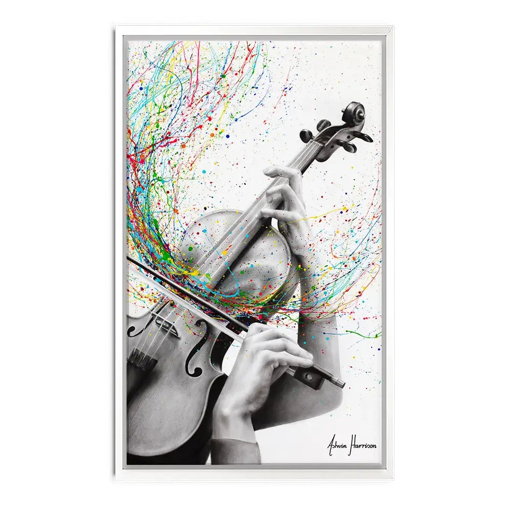 The Violin Solo Canvas Print The Violin Solo Canvas Print wall art product Ashvin Harrison
