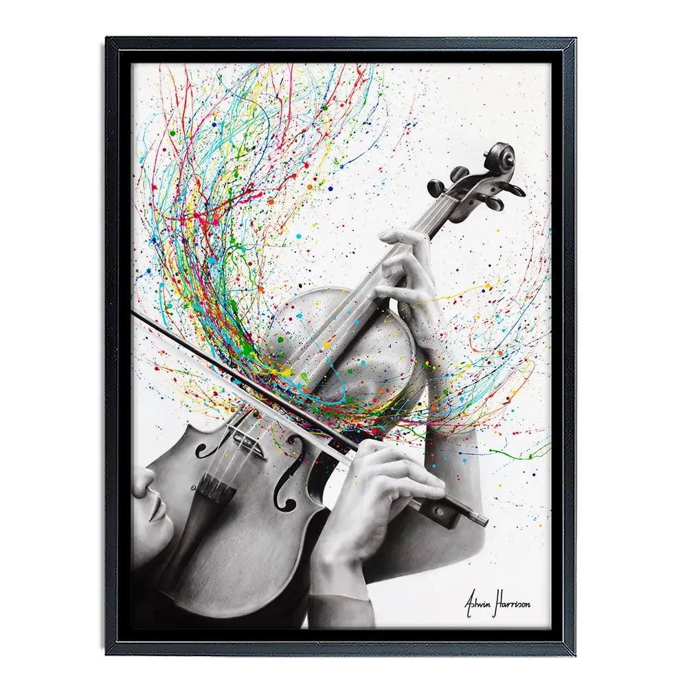 The Violin Solo Canvas Print The Violin Solo Canvas Print wall art product Ashvin Harrison