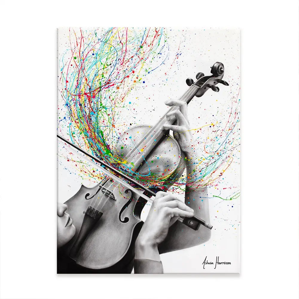 The Violin Solo Canvas Print The Violin Solo Canvas Print wall art product Ashvin Harrison