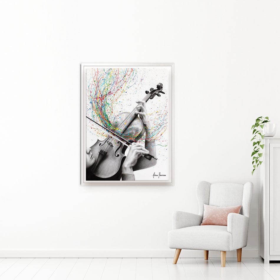 The Violin Solo Canvas Print wall art product Ashvin Harrison