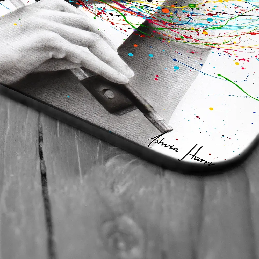 The Violin Solo Coaster Set Rainbow Soul Tree Coaster Set | Rainbow Soul Tree Art Coasters wall art product Ashvin Harrison