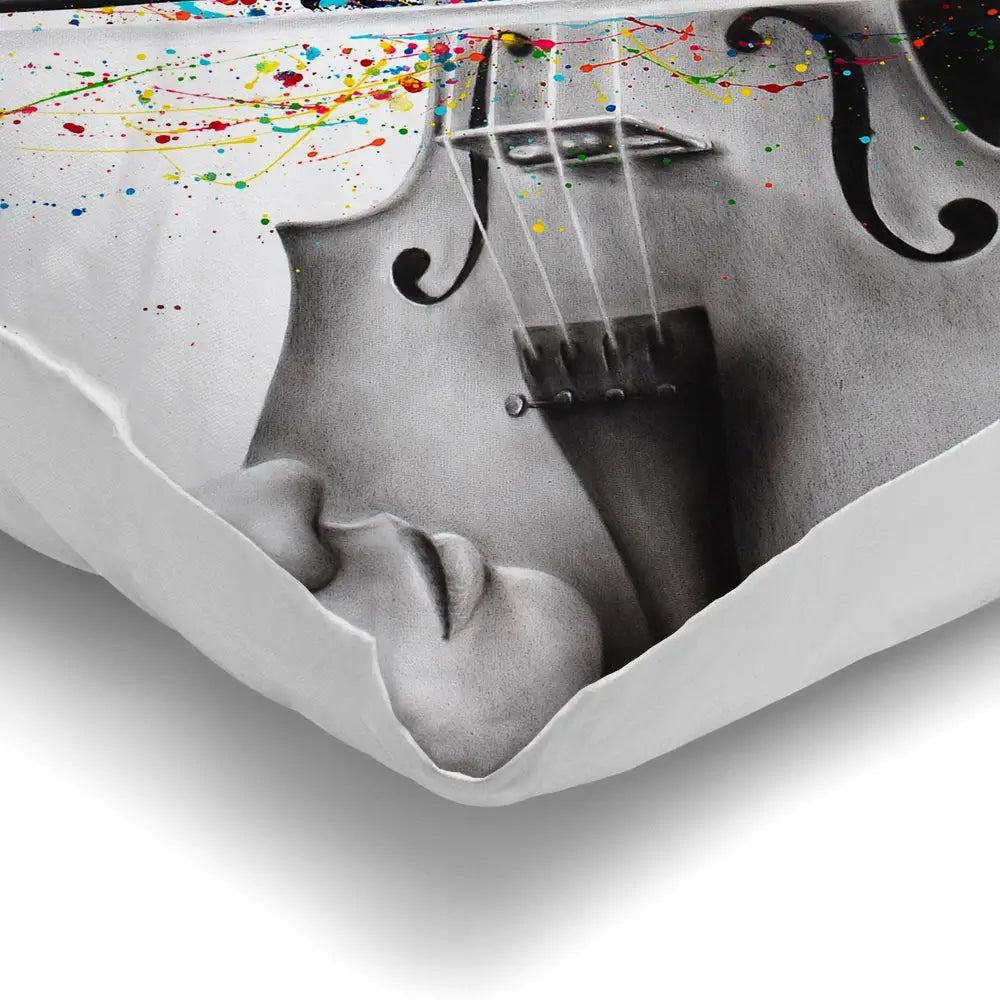 The Violin Solo Cushion The Violin Solo Cushion wall art product Ashvin Harrison