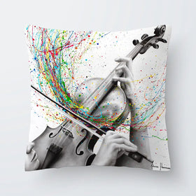 The Violin Solo Cushion The Violin Solo Cushion wall art product Ashvin Harrison