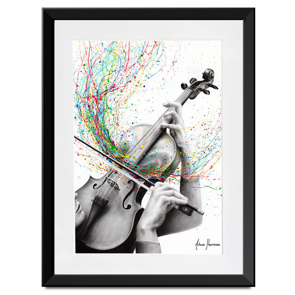 The Violin Solo Framed Art Print The Violin Solo Framed Art Print wall art product Ashvin Harrison