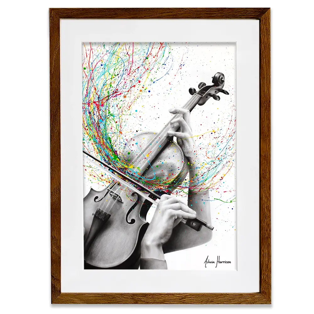 The Violin Solo Framed Art Print The Violin Solo Framed Art Print wall art product Ashvin Harrison