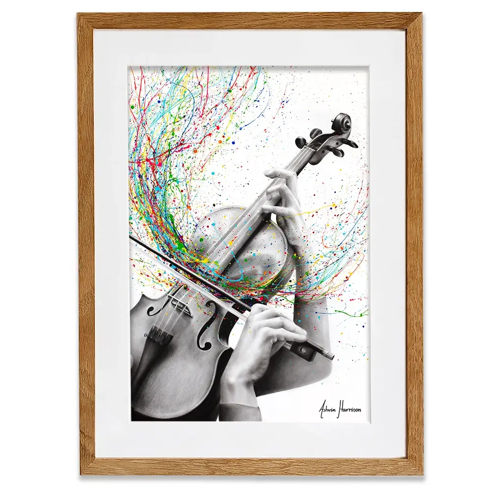 The Violin Solo Framed Art Print The Violin Solo Framed Art Print wall art product Ashvin Harrison