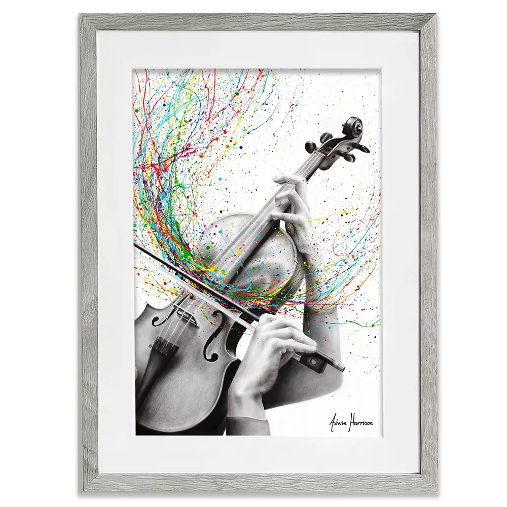 The Violin Solo Framed Art Print The Violin Solo Framed Art Print wall art product Ashvin Harrison