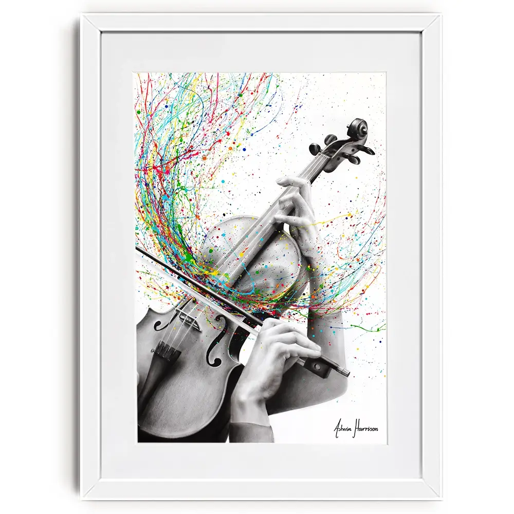 The Violin Solo Framed Art Print The Violin Solo Framed Art Print wall art product Ashvin Harrison