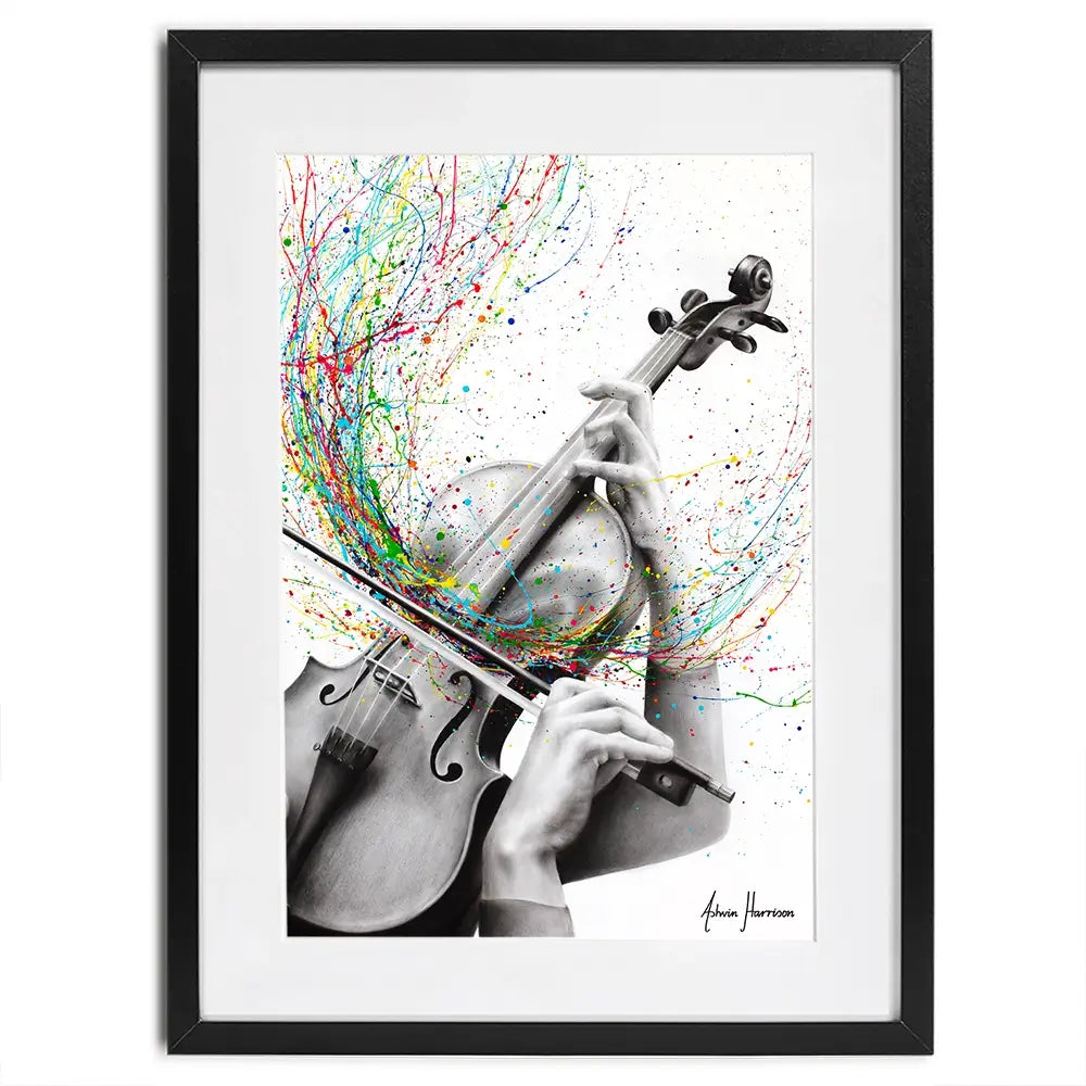 The Violin Solo Framed Art Print The Violin Solo Framed Art Print wall art product Ashvin Harrison