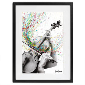 The Violin Solo Framed Art Print The Violin Solo Framed Art Print wall art product Ashvin Harrison
