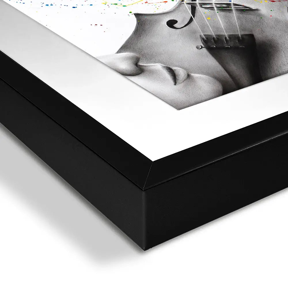 The Violin Solo Square Framed Art Print The Violin Solo Square Framed Art Print wall art product Ashvin Harrison