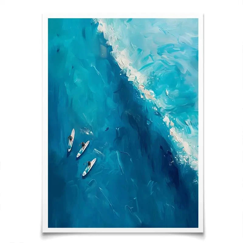 The Wave Ahead Art Print The Wave Ahead Art Print wall art product LSR Design Studio - Independent