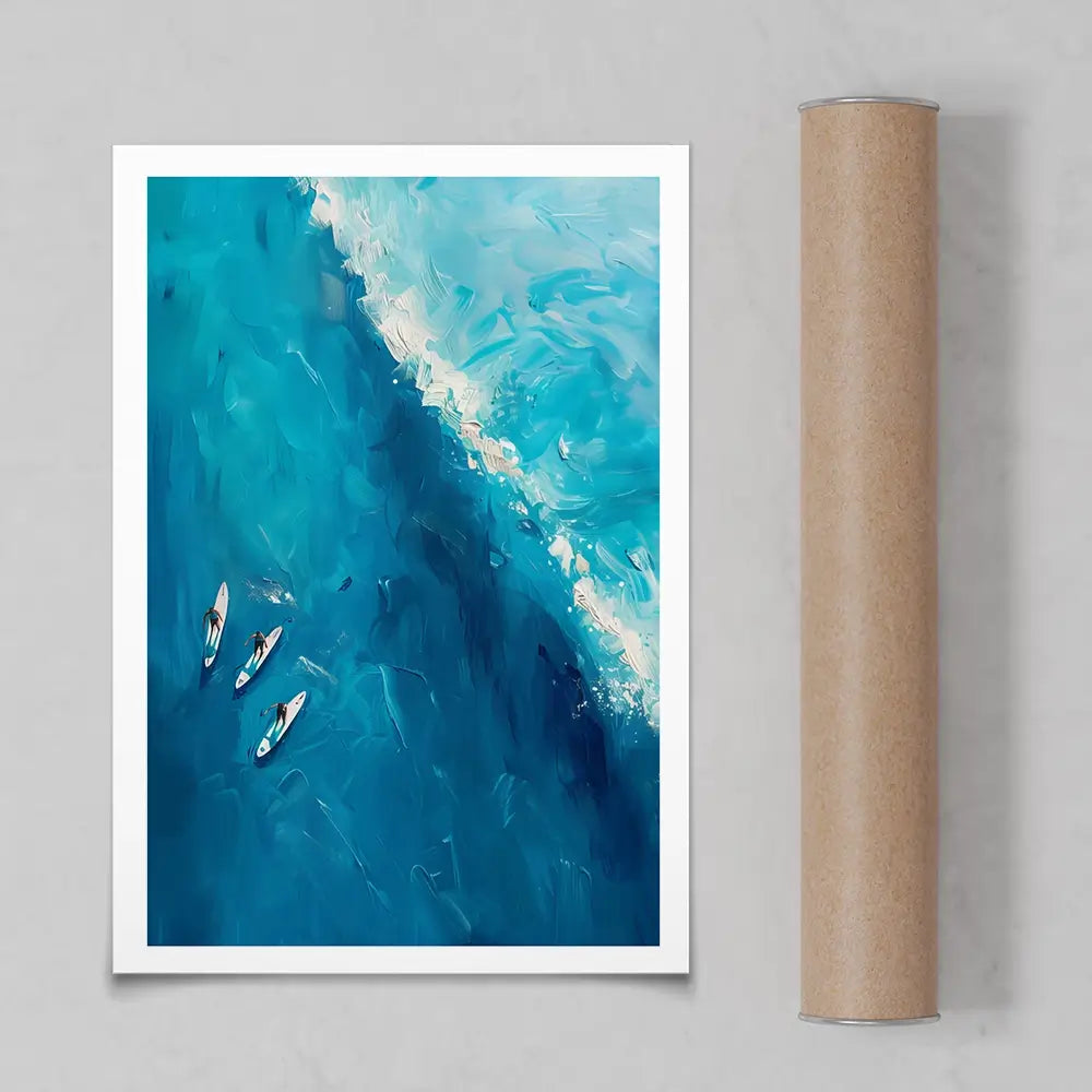 The Wave Ahead Art Print The Wave Ahead Art Print wall art product LSR Design Studio - Independent