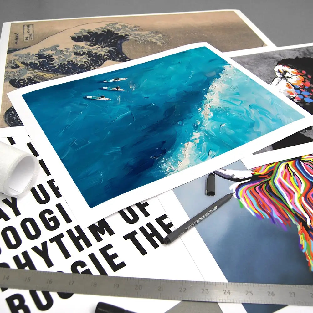 The Wave Ahead Art Print The Wave Ahead Art Print wall art product LSR Design Studio - Independent