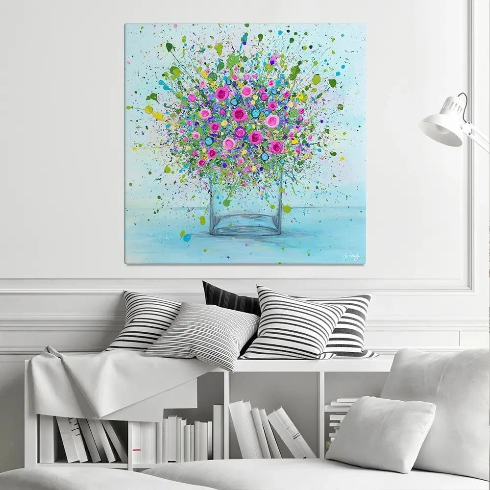 Thoughts Of You Canvas Print Thoughts Of You Canvas Print wall art product Jo Gough