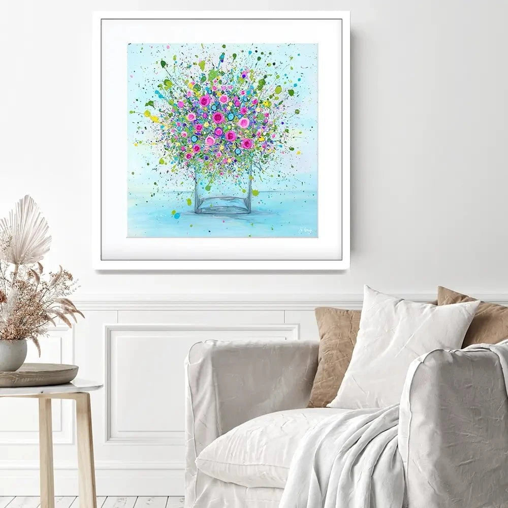 Thoughts Of You Framed Art Print Thoughts Of You Framed Art Print wall art product Jo Gough