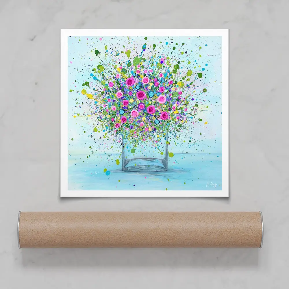 Thoughts Of You Square Art Print Thoughts Of You Square Art Print wall art product Jo Gough