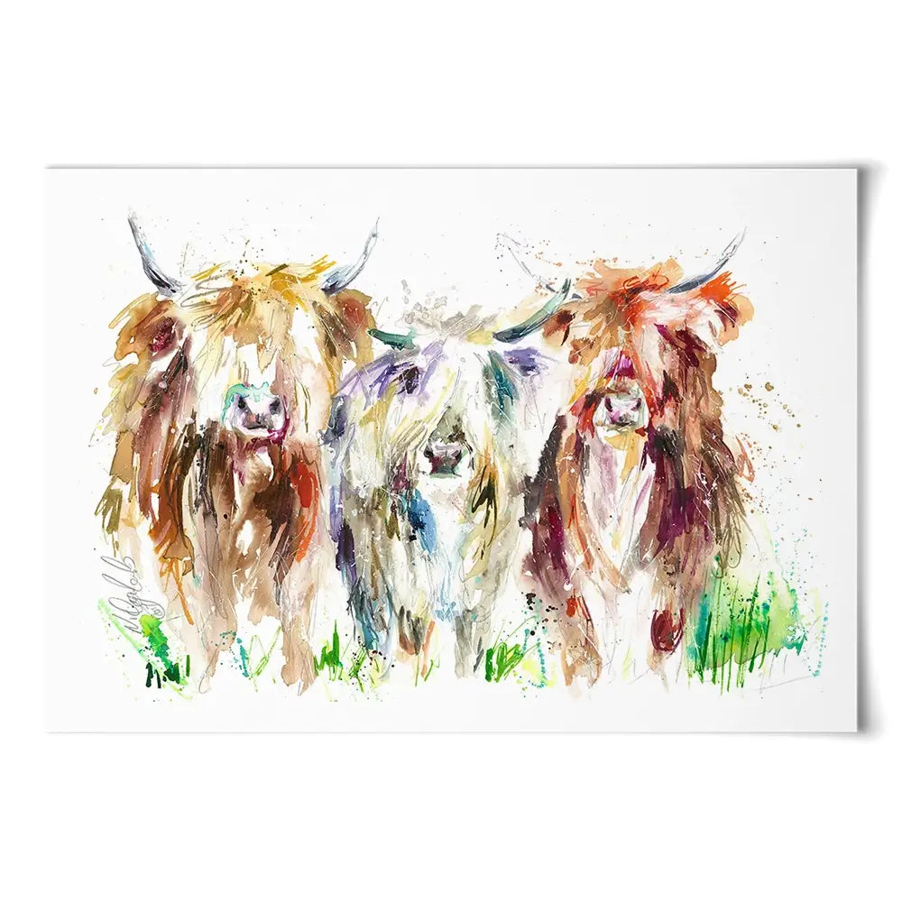 Three Amigos Art Print Three Amigos Art Print wall art product Nicola Jane Rowles