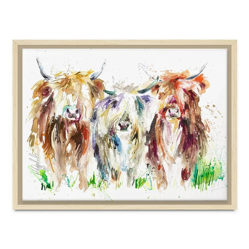 Three Amigos Canvas Print Three Amigos Canvas Print wall art product Nicola Jane Rowles