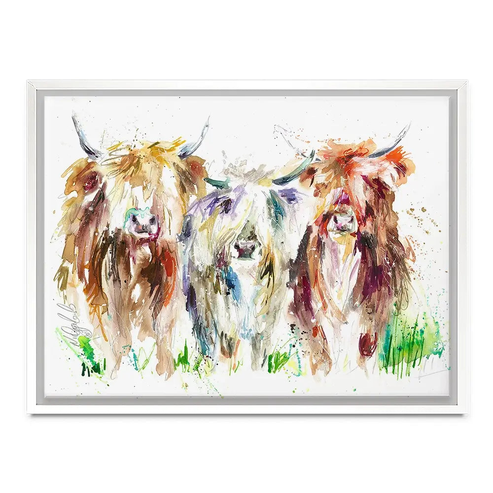 Three Amigos Canvas Print Three Amigos Canvas Print wall art product Nicola Jane Rowles