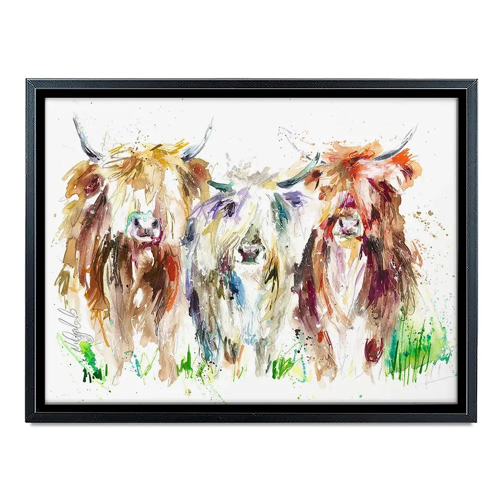 Three Amigos Canvas Print Three Amigos Canvas Print wall art product Nicola Jane Rowles