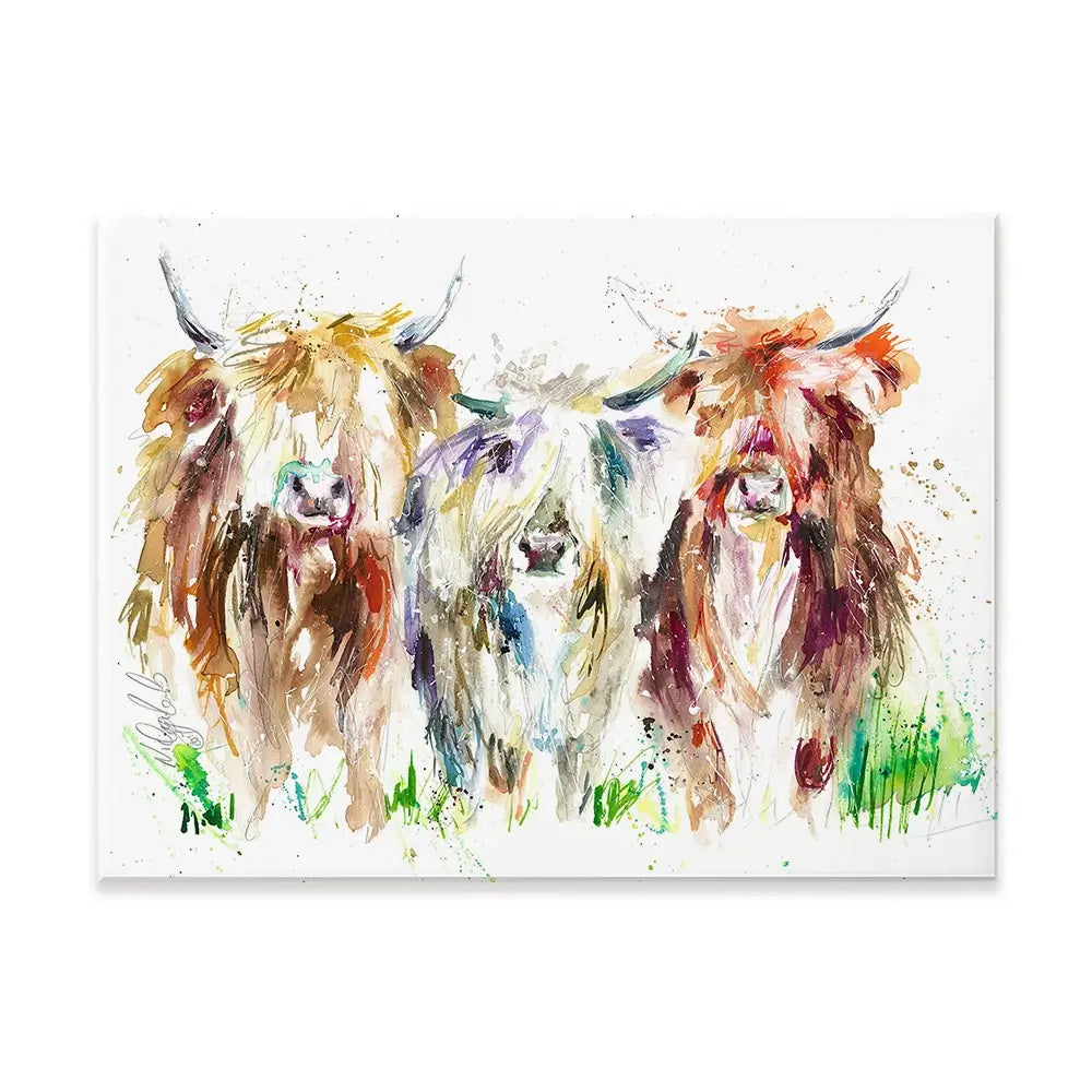 Three Amigos Canvas Print Three Amigos Canvas Print wall art product Nicola Jane Rowles