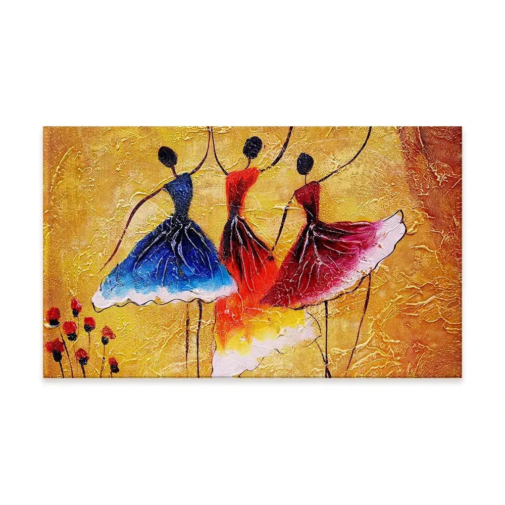 Three Dancing Ladies Canvas Print Three Dancing Ladies Canvas Print wall art product CYC / Shutterstock