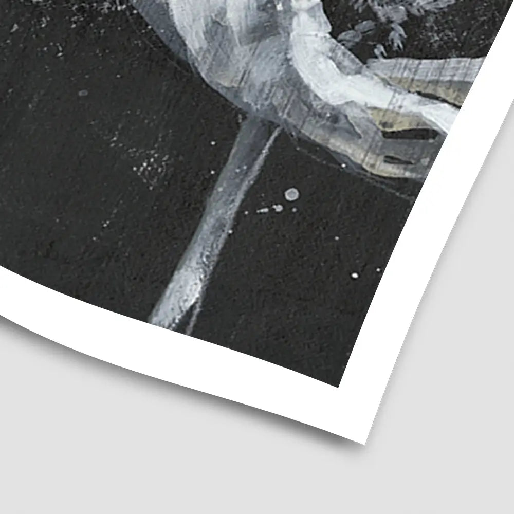 Three White Flowers Art Print Three White Flowers Art Print wall art product Jennifer Goldberger