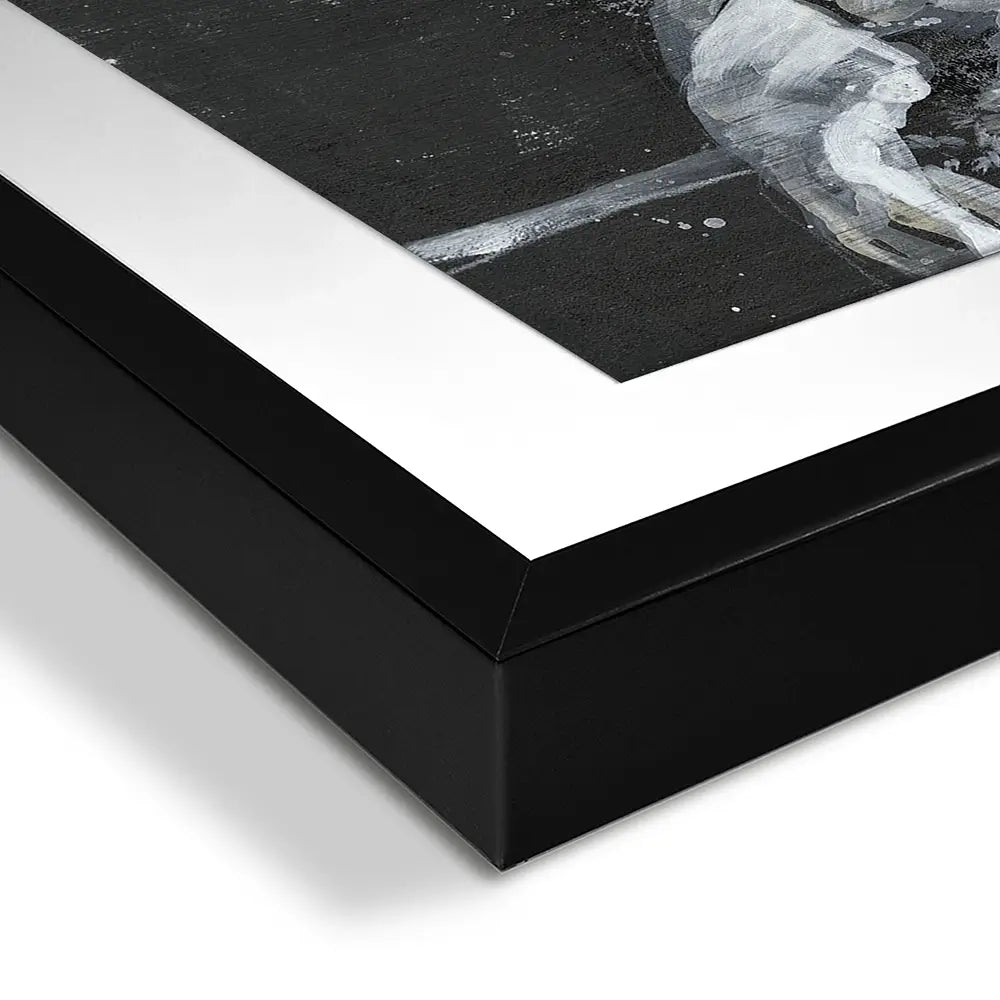 Three White Flowers Framed Art Print Three White Flowers Framed Art Print wall art product Jennifer Goldberger