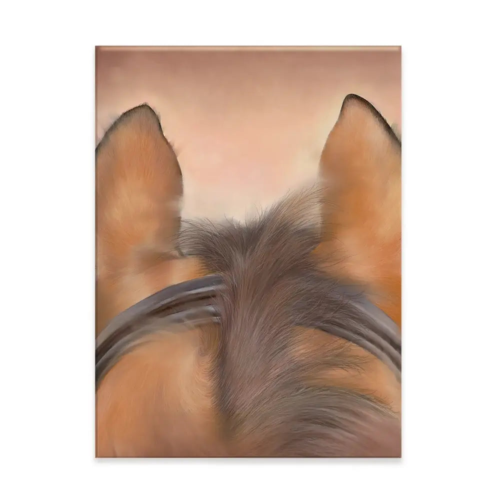 Through The Ears Canvas Print Through The Ears Canvas Print wall art product Georgie Turner