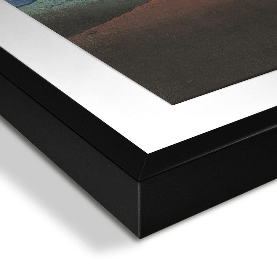 Thunderstorm Beneath The Summit Framed Art Print wall art product Katsushika Hokusai