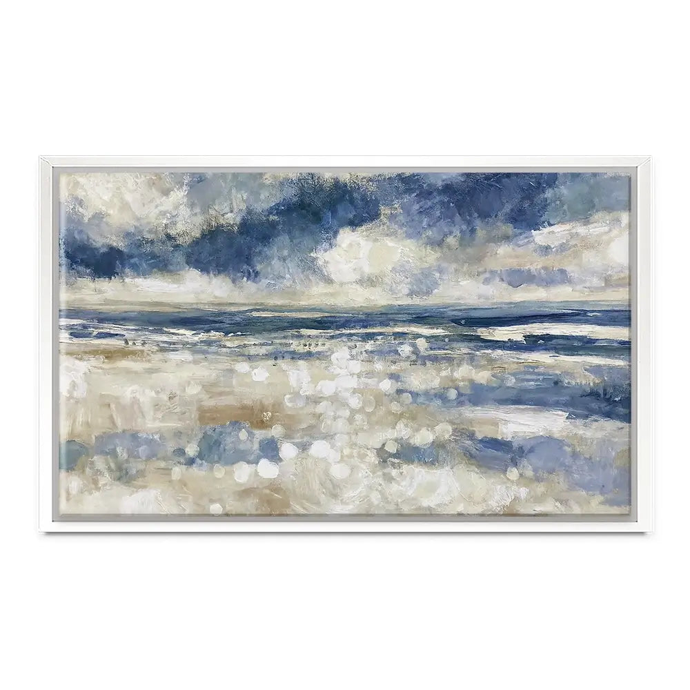 Tide Sparkle Open Shore Canvas Print Tide Sparkle Open Shore Canvas Print wall art product Chromatic Storm Studio