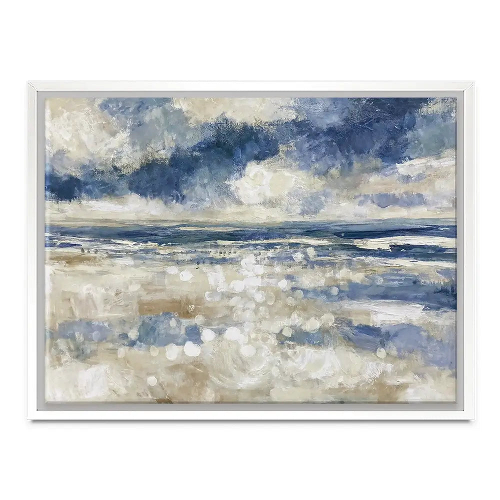 Tide Sparkle Open Shore Canvas Print Tide Sparkle Open Shore Canvas Print wall art product Chromatic Storm Studio