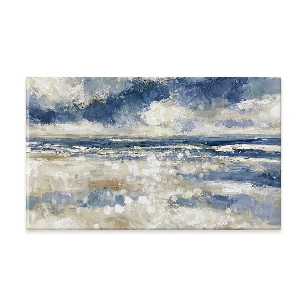 Tide Sparkle Open Shore Canvas Print Tide Sparkle Open Shore Canvas Print wall art product Chromatic Storm Studio