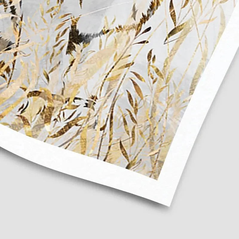 Tiger In The Long Grass Art Print Tiger In The Long Grass Art Print wall art product Sarah Manovski