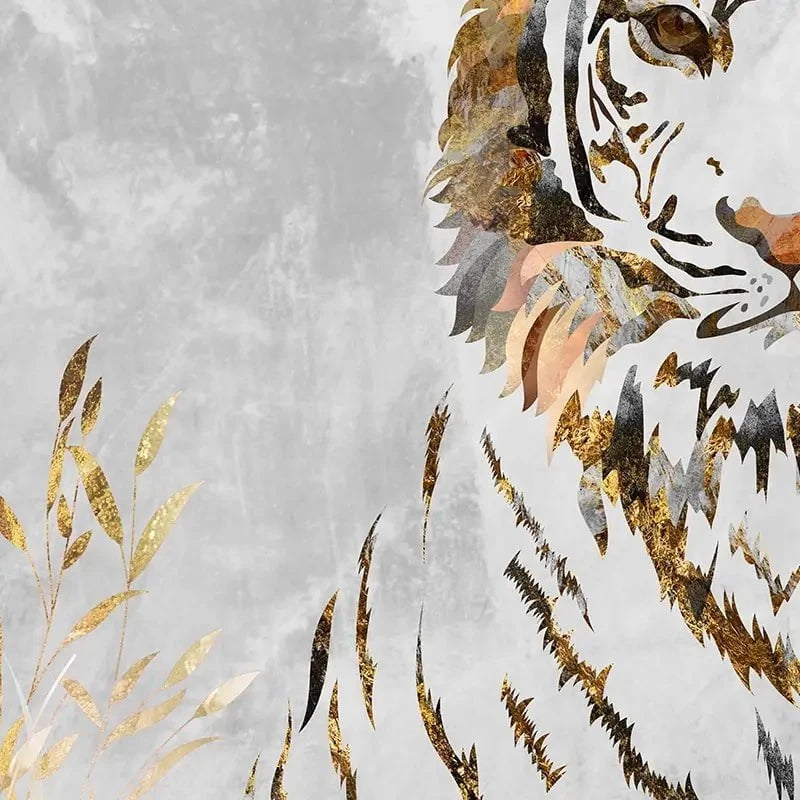 Tiger In The Long Grass Framed Art Print Tiger In The Long Grass Framed Art Print wall art product Sarah Manovski