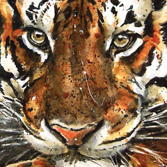 Tiger Paint Splash Framed Art Print wall art product KOSTART / Shutterstock