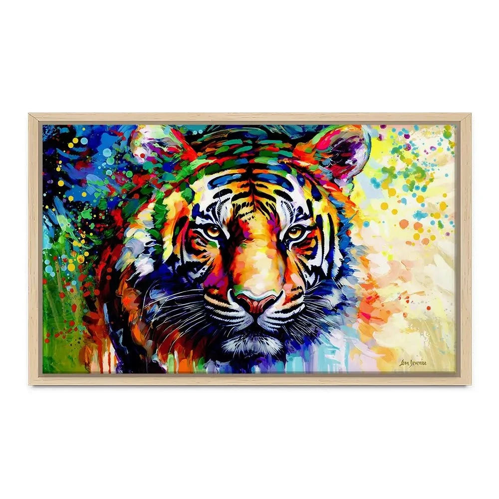 Tiger's Gaze Canvas Print Tiger's Gaze Canvas Print wall art product Leon Devenice