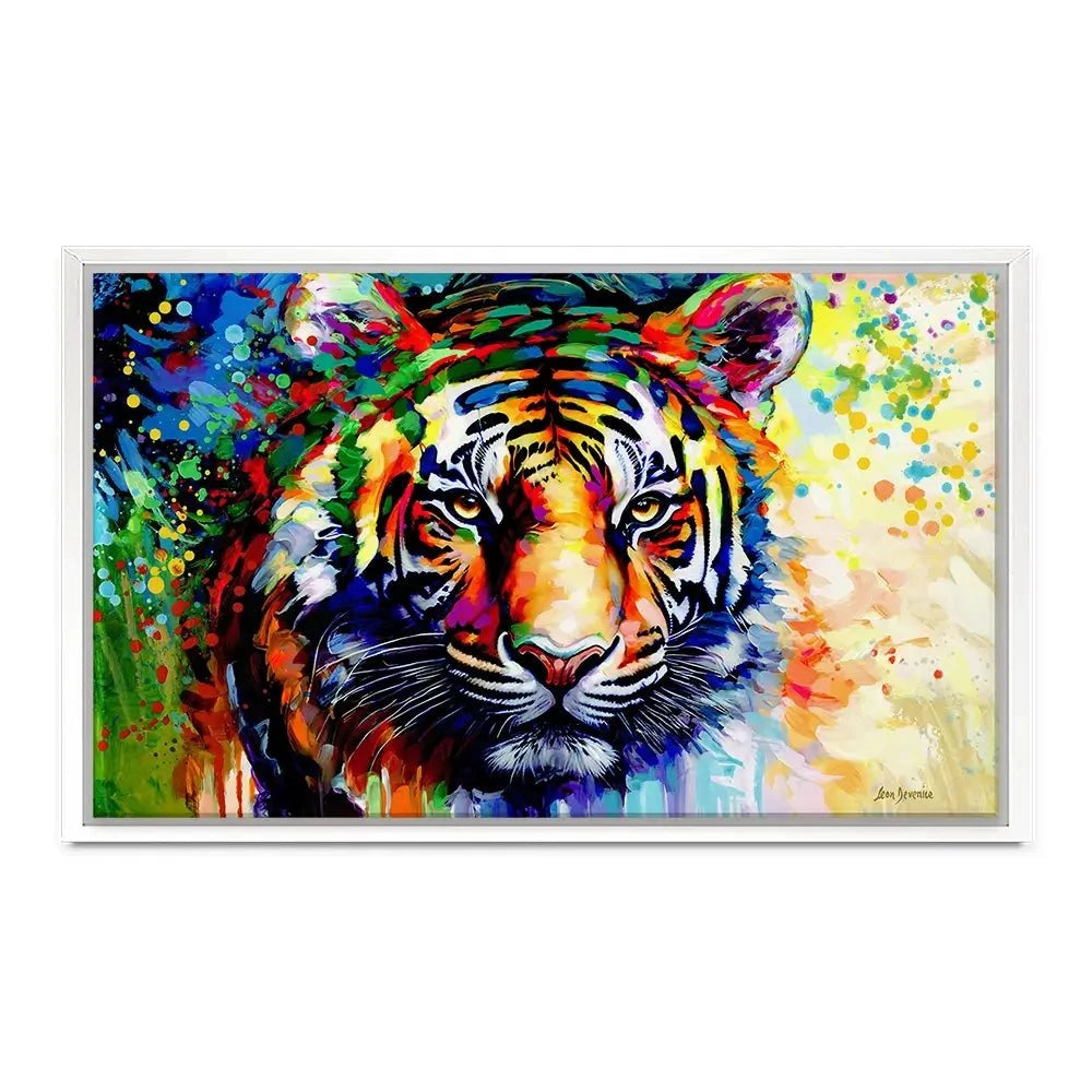 Tiger's Gaze Canvas Print Tiger's Gaze Canvas Print wall art product Leon Devenice